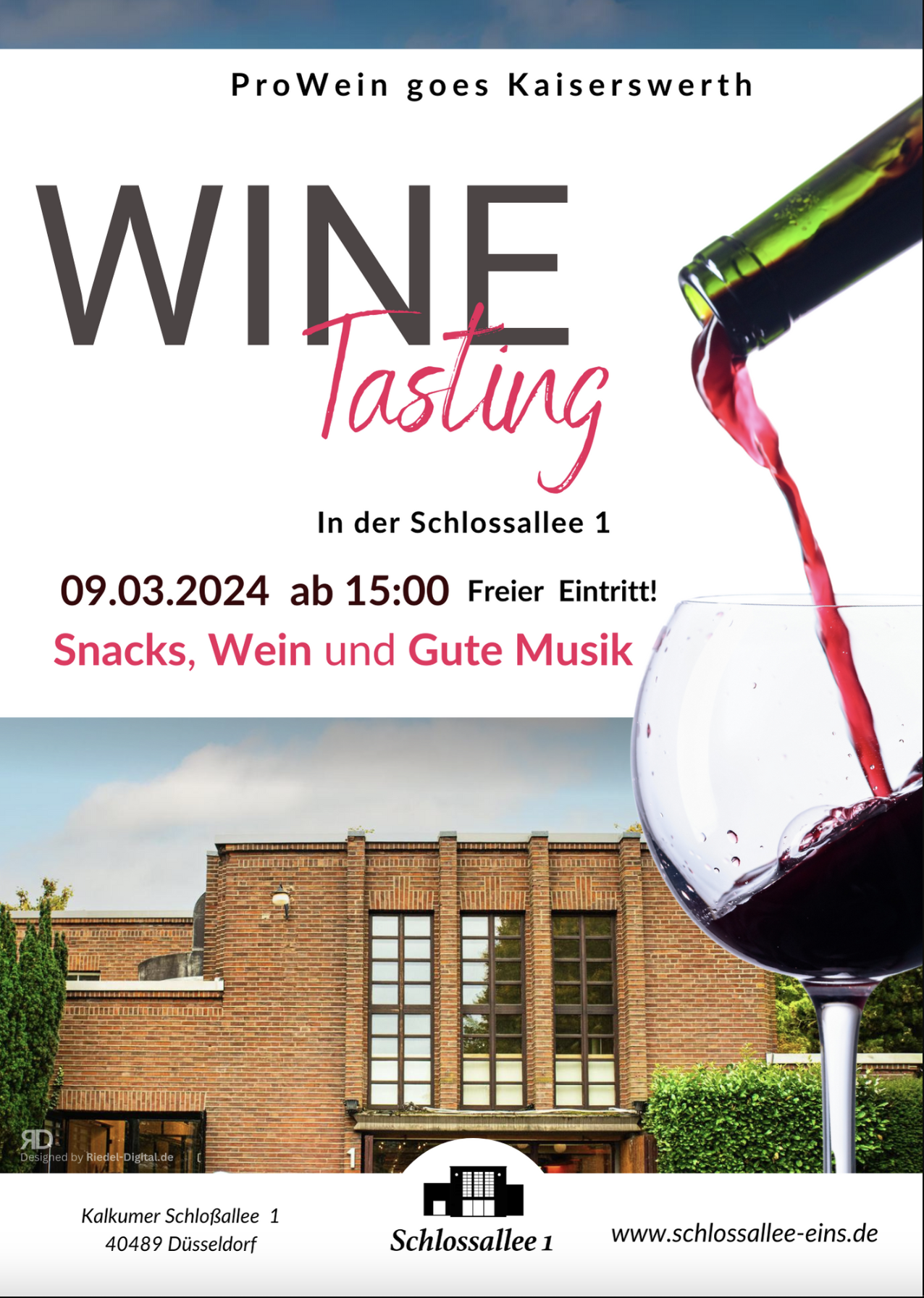 ProWein goes Kaiserswerth: Weintasting in der Schlossallee